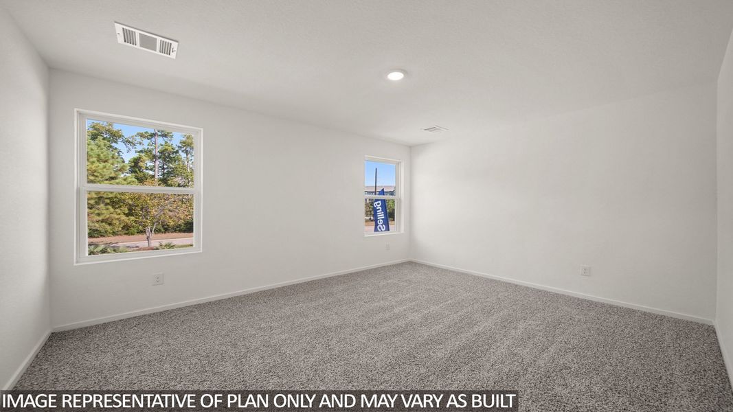 Representative unfurnished interior of a home built from the V22J by D.R. Horton in Bridges on Lake Houston Villas, Humble (Image 13). Representative unfurnished interior of a home built from the V22J by D.R. Horton in Bridges on Lake Houston Villas, Humble (Image 13).