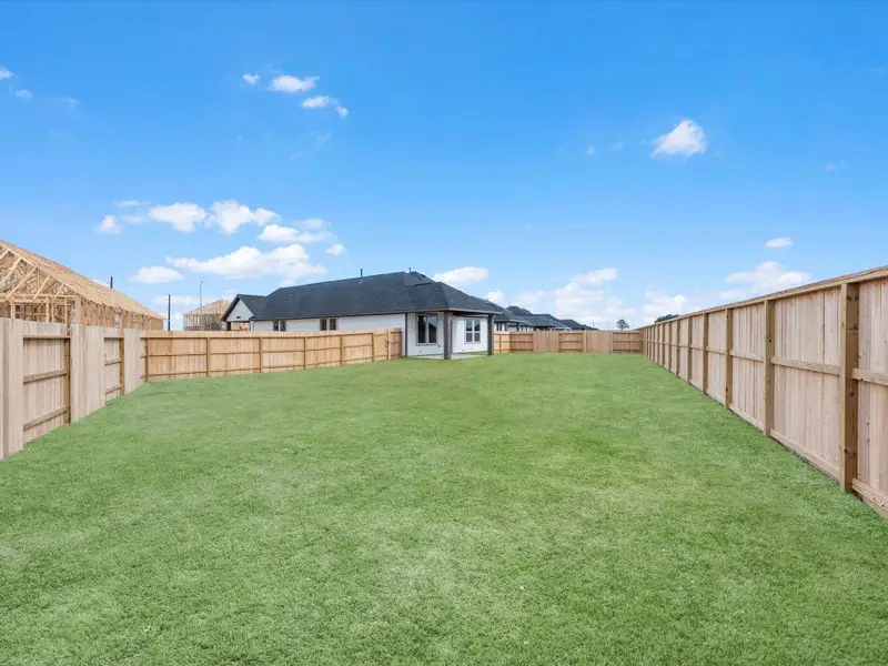 Exterior details and patio area of a home in Mason Woods, Cypress (Image 4). Exterior details and patio area of a home in Mason Woods, Cypress (Image 4).