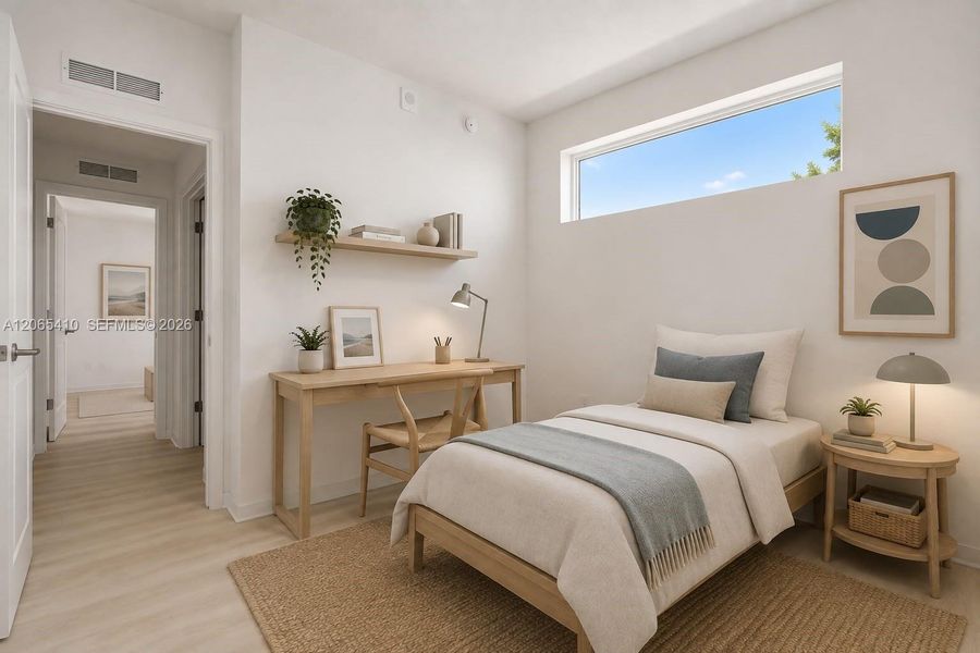 Furnished interior view inside a new home in , Orlando (Image 19).