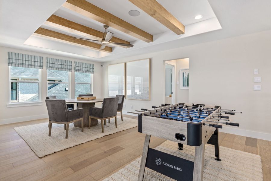 Plan 1640 Game Room Representative Photo by American Legend Homes