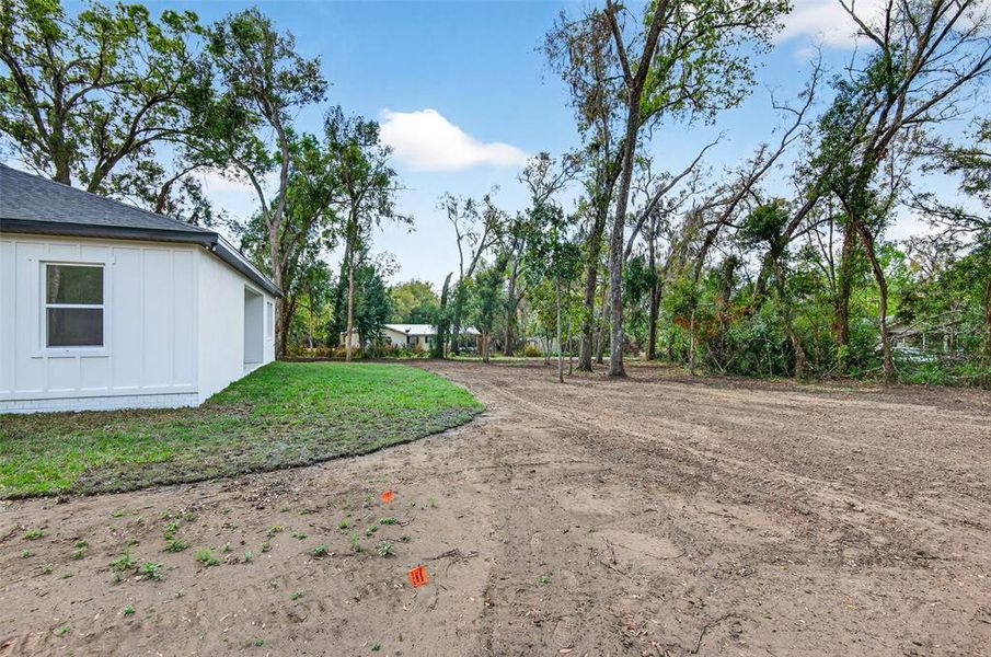 Exterior details and patio area of a home in , Dade City (Image 23).