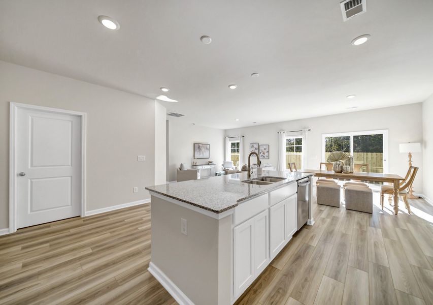 Representative furnished interior of a home built from the Cooper by Hurricane Builders in Portrait Hills, Aiken (Image 9).