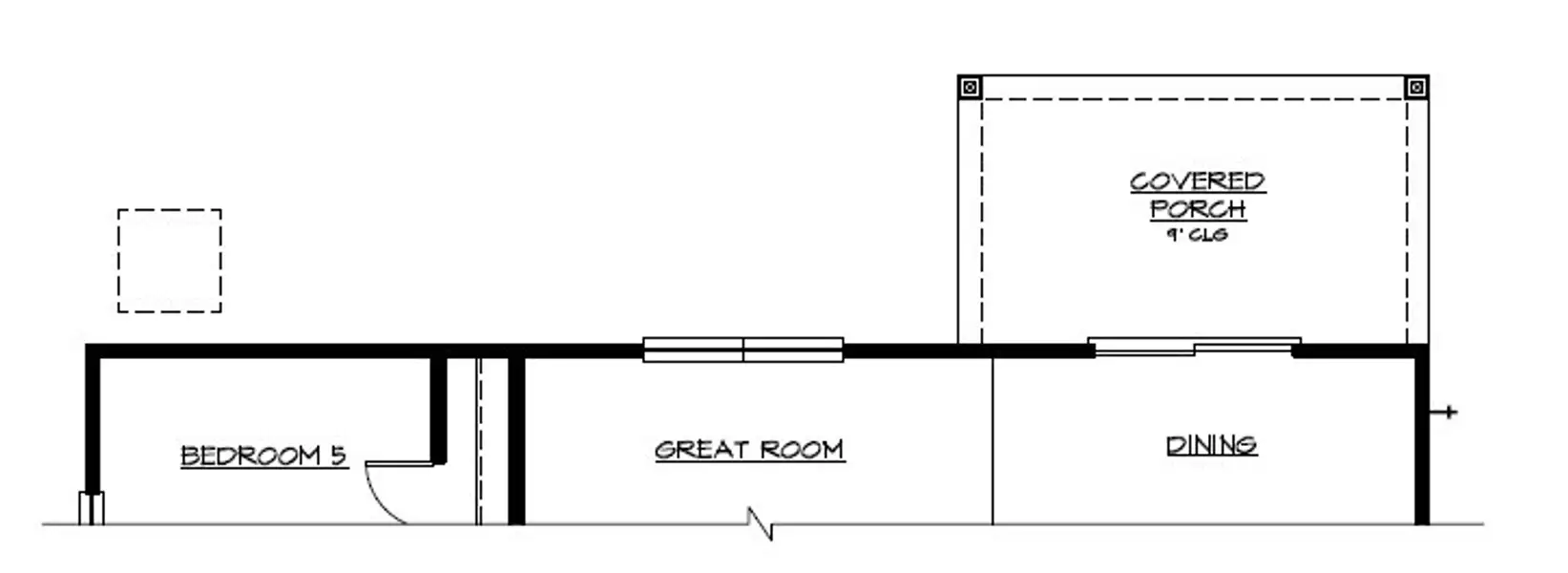 Optional Covered Back Porch