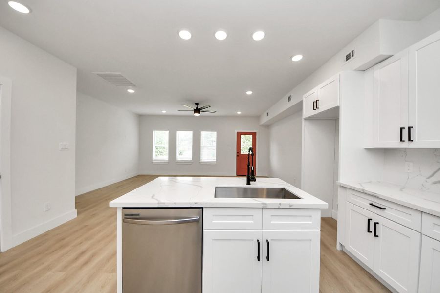 Furnished interior view inside a new home in , Alvin (Image 9). Furnished interior view inside a new home in , Alvin (Image 9).