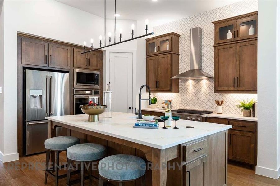 Furnished interior view inside a new home in Star Trail, Prosper (Image 21).