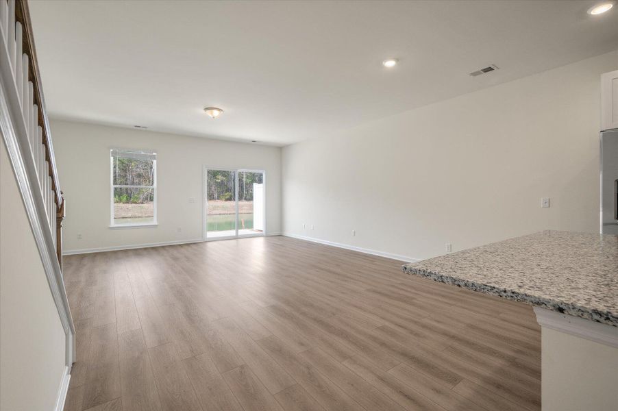 Spacious, unfurnished interior of a new home in The Landings at Montague, Goose Creek (Image 27).