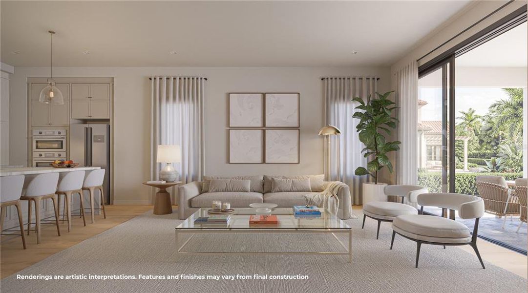 Furnished interior view inside a new home in , Winter Park (Image 6).