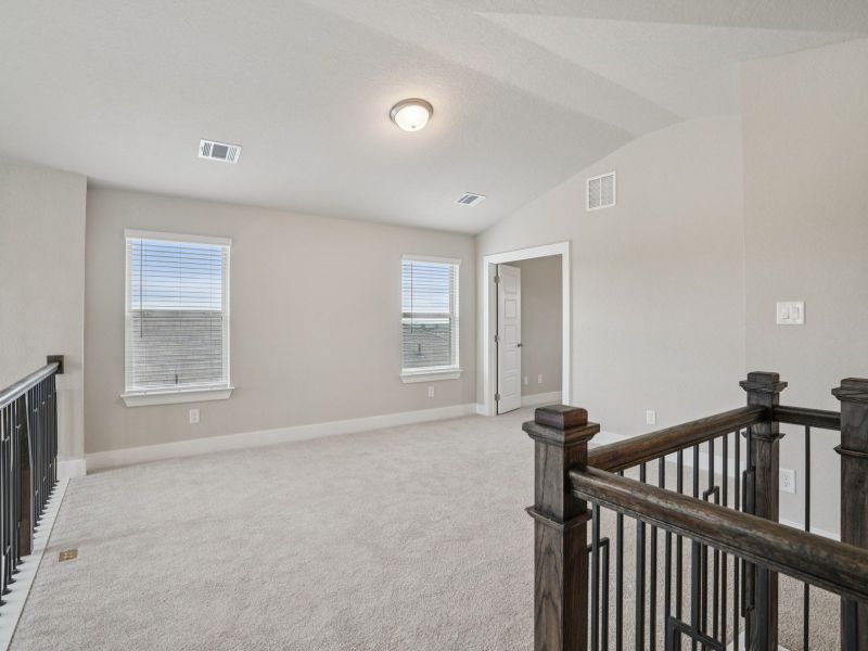 Loft in the Medina floorplan at a Meritage Homes community. Loft in the Medina floorplan at a Meritage Homes community.