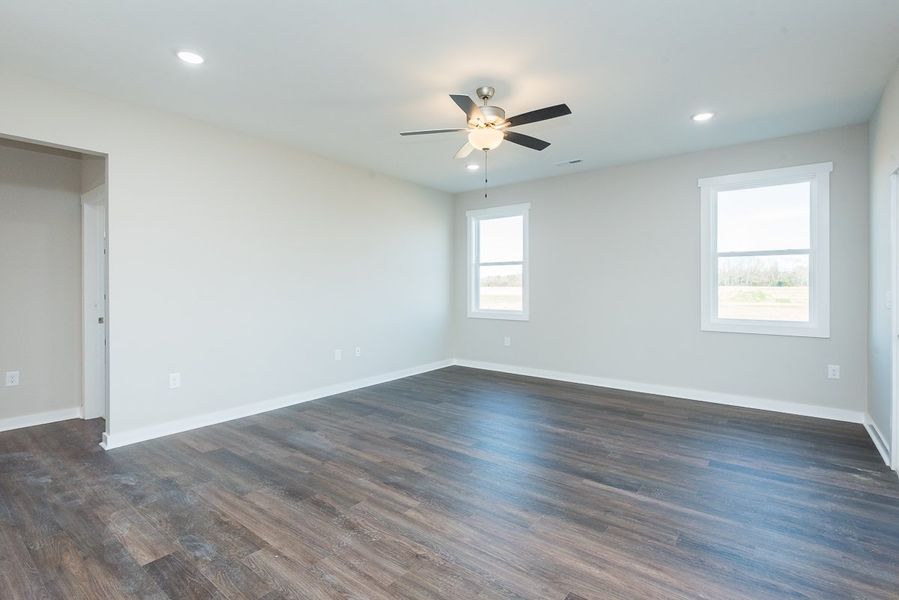 Representative unfurnished interior of a home built from the Polk by Foundation Home Builders LLC in Sandi Estates, Stantonsburg (Image 19).