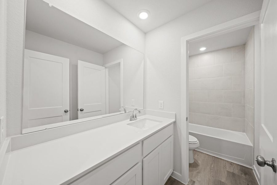 Furnished interior view inside a new home in Paloma at Sanford Farms, Waller (Image 7).