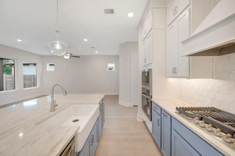 Furnished interior view inside a new home in Two Step Farm - Landmark Row Collection, Montgomery (Image 5).