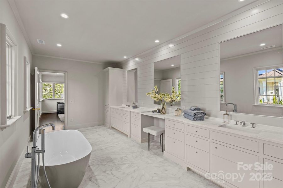 Furnished interior view inside a new home in , Charlotte (Image 18).