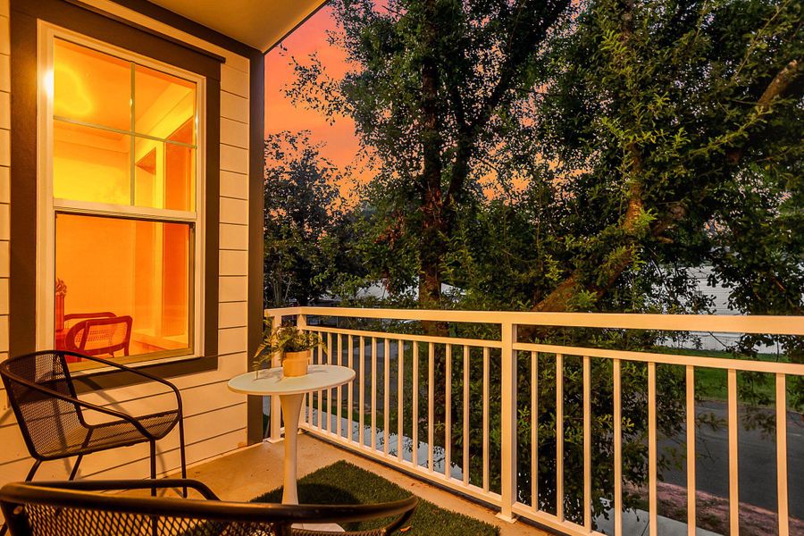 Exterior details and patio area of a home in , North Charleston (Image 48).