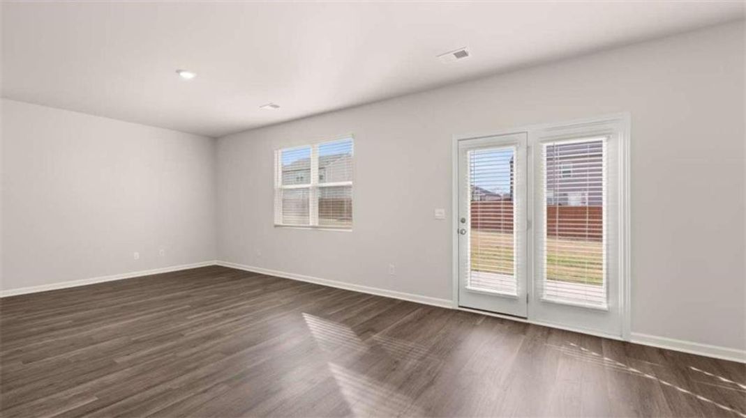 Spacious, unfurnished interior of a new home in The Reserve at Calcutta, Stockbridge (Image 21).