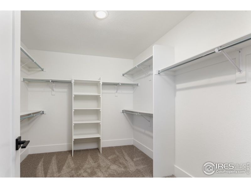 Large Primary Suite Closet Large Primary Suite Closet