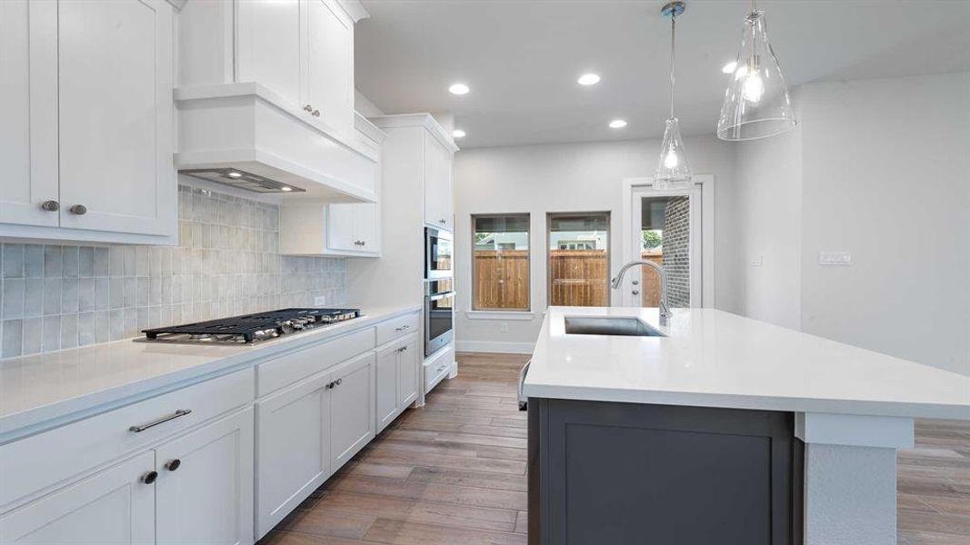 Furnished interior view inside a new home in The Heights At Uptown Celina 45', Celina (Image 11). Furnished interior view inside a new home in The Heights At Uptown Celina 45', Celina (Image 11).