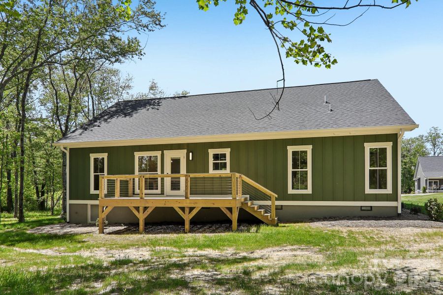 Exterior details and patio area of a home in , Hendersonville (Image 27).