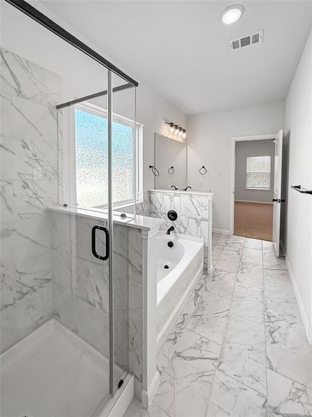 Furnished interior view inside a new home in Travis Ranch, Forney (Image 10).