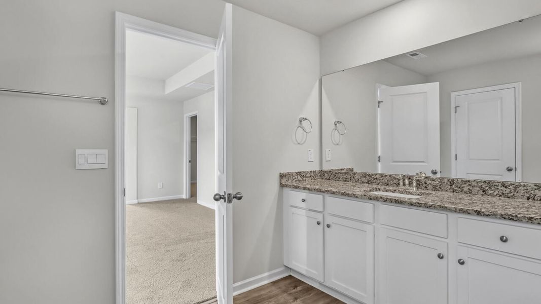 Furnished interior view inside a new home in Magnolia Ridge at Blake Farm, Wilmington (Image 13).