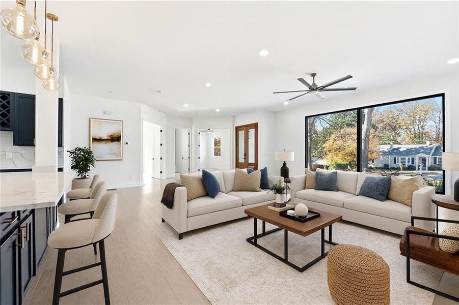 Furnished interior view inside a new home in , Gainesville (Image 6).