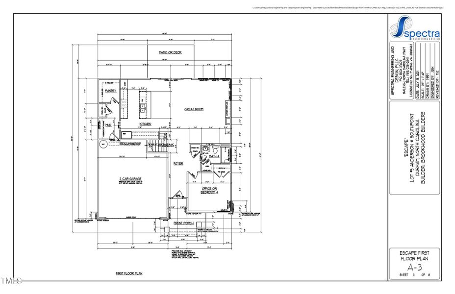 Escape Floor Plan 1st Floor