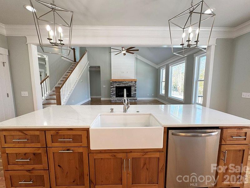 Furnished interior view inside a new home in , Hickory (Image 8). Furnished interior view inside a new home in , Hickory (Image 8).