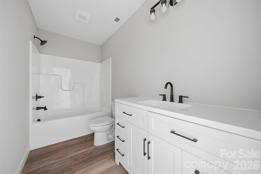 Furnished interior view inside a new home in , Conover (Image 10).