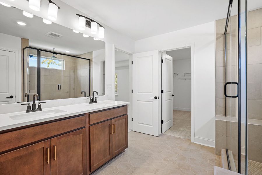 Furnished interior view inside a new home in Elmbrook, Indian Trail (Image 14). Furnished interior view inside a new home in Elmbrook, Indian Trail (Image 14).