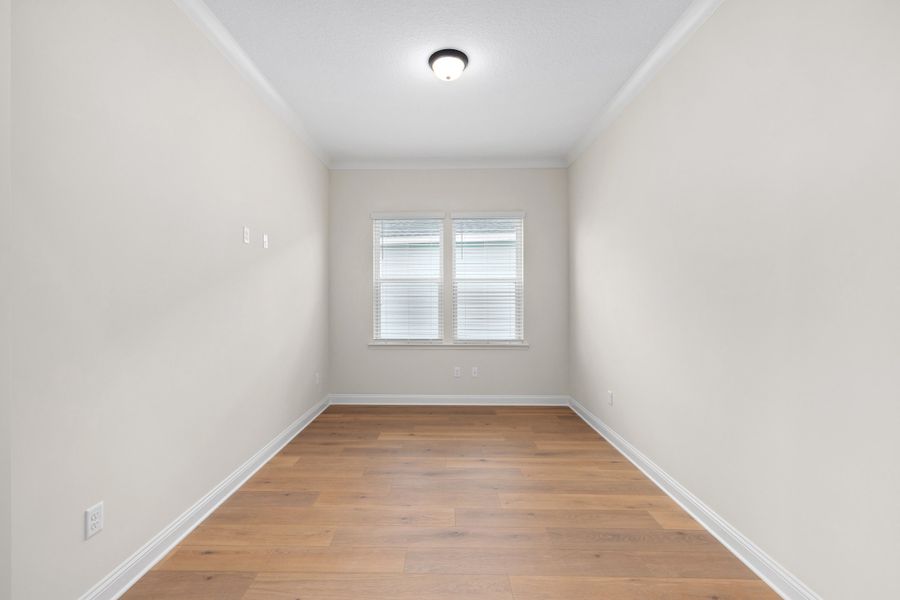 Representative unfurnished interior of a home built from the Aurora by Riverside Homes in Hidden Creek at SilverLeaf, St. Augustine (Image 33).