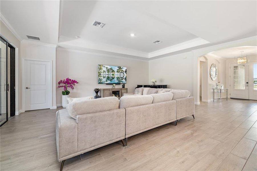 Furnished interior view inside a new home in , Bradenton (Image 43).