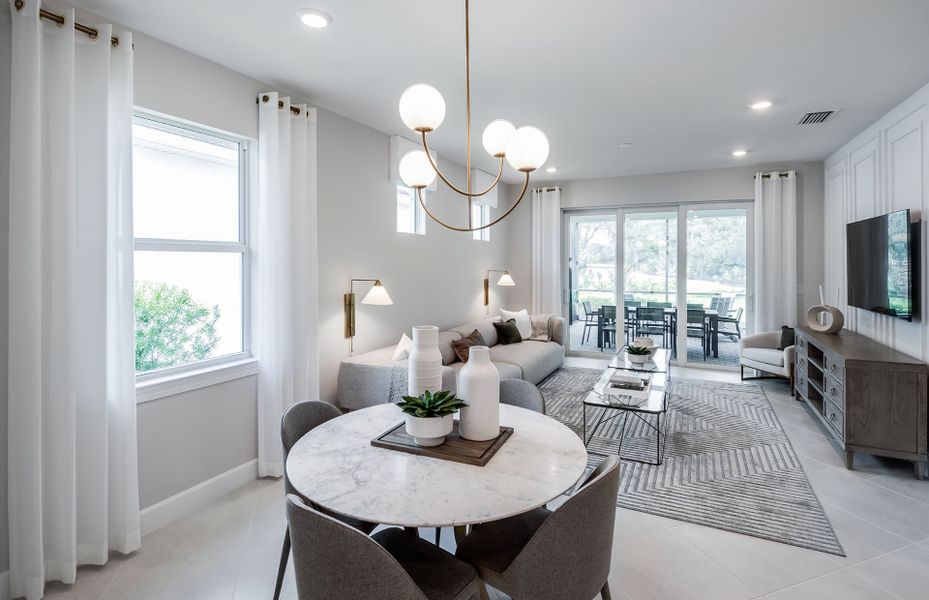 Furnished interior view inside a new home in Arbor Oaks, North Port (Image 12).