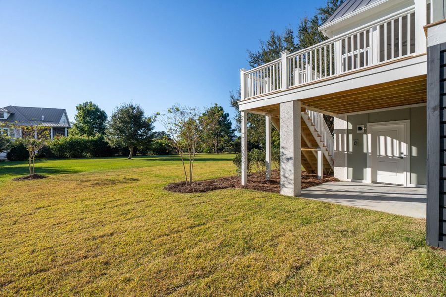 Exterior details and patio area of a home in , Johns Island (Image 37). Exterior details and patio area of a home in , Johns Island (Image 37).