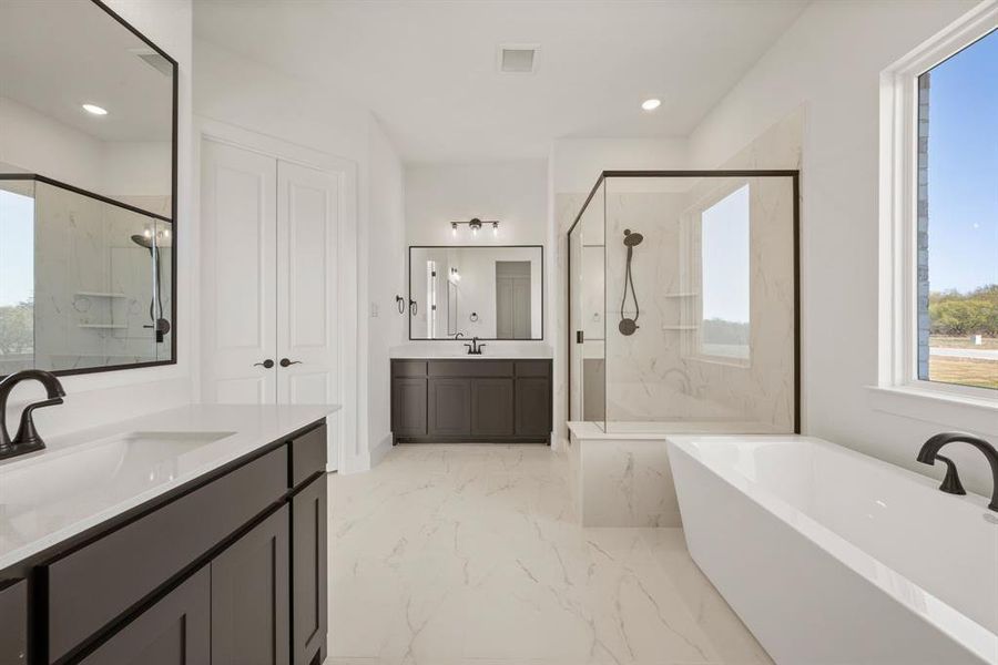 Furnished interior view inside a new home in Rolling Creek Ranch, Aledo (Image 12). Furnished interior view inside a new home in Rolling Creek Ranch, Aledo (Image 12).