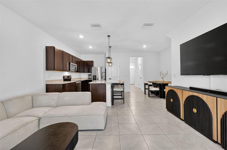 Furnished interior view inside a new home in Mangrove Point, Apollo Beach (Image 5).