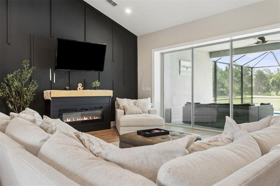 Furnished interior view inside a new home in , Wesley Chapel (Image 18).