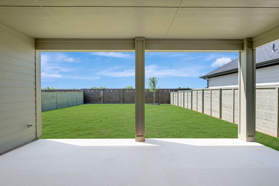 Exterior details and patio area of a home in Landmark, Argyle (Image 3). Exterior details and patio area of a home in Landmark, Argyle (Image 3).