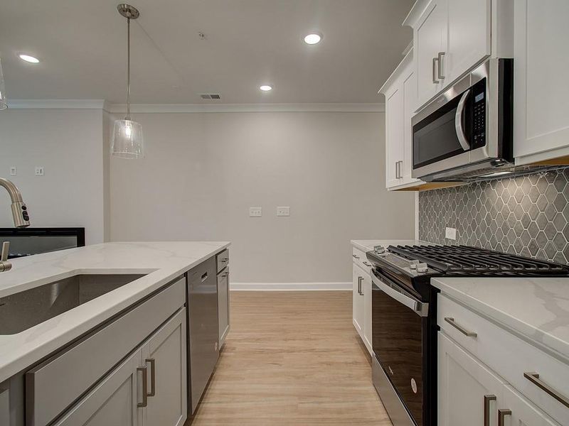 Furnished interior view inside a new home in River Walk Place, Lawrenceville (Image 9).