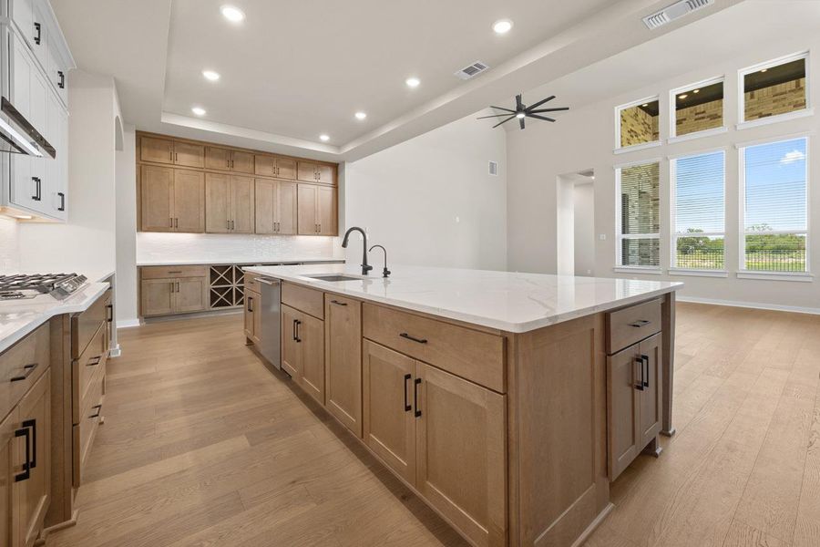Furnished interior view inside a new home in Santa Rita Ranch, Liberty Hill (Image 4).