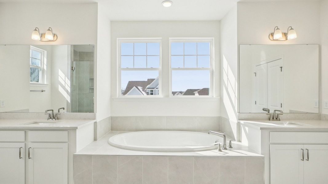 Furnished interior view inside a new home in Owen Park, Gibsonville (Image 15).