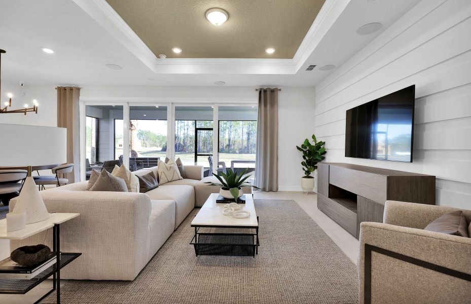 Furnished interior view inside a new home in Double Branch, Middleburg (Image 10). Furnished interior view inside a new home in Double Branch, Middleburg (Image 10).