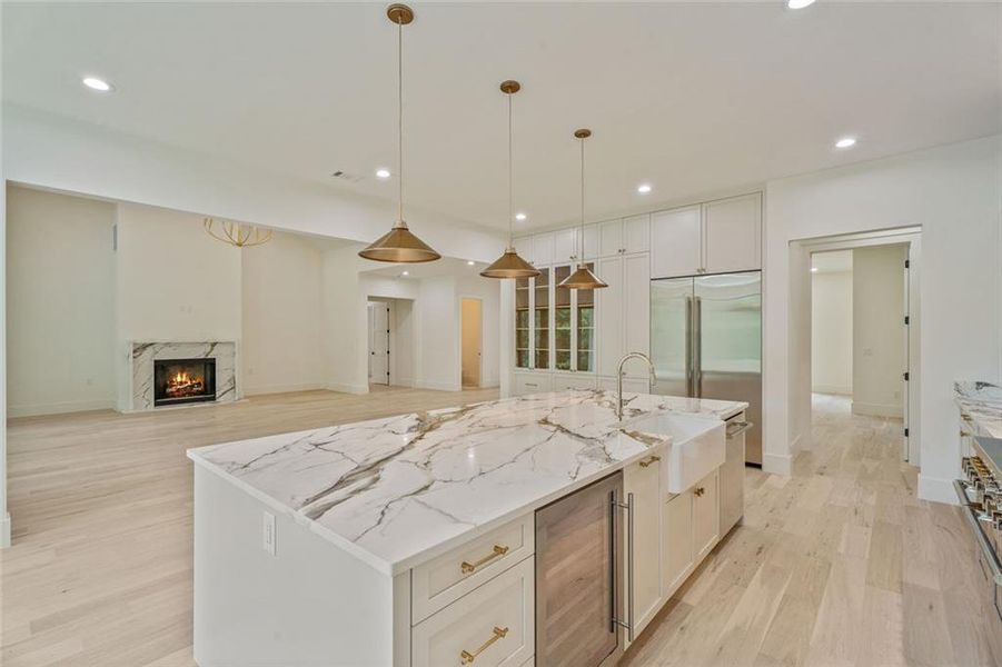 Furnished interior view inside a new home in , Alpharetta (Image 34).