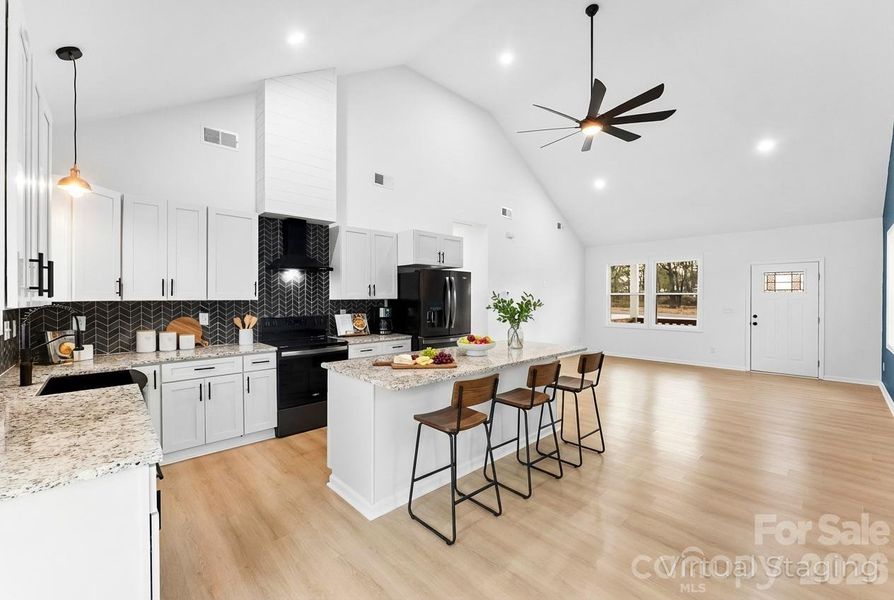 Furnished interior view inside a new home in , Cherryville (Image 9).