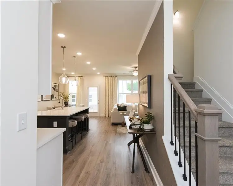 Furnished interior view inside a new home in Mulberry Summit, Flowery Branch (Image 17).