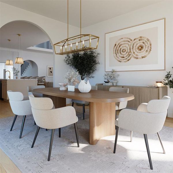 Furnished interior view inside a new home in , Dallas (Image 13). Furnished interior view inside a new home in , Dallas (Image 13).