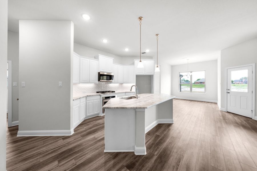 Furnished interior view inside a new home in Mallard Point, Greenville (Image 7).