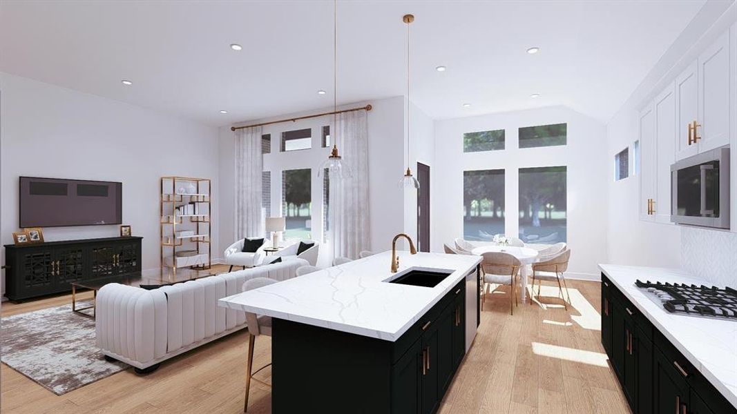 Furnished interior view inside a new home in Grange, Katy (Image 17). Furnished interior view inside a new home in Grange, Katy (Image 17).