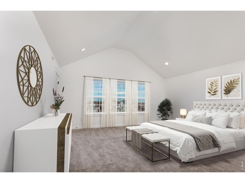 Furnished interior view inside a new home in Westerly, Erie (Image 14).