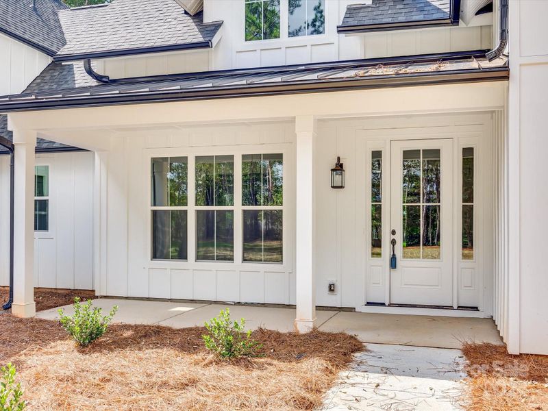 Covered front porch