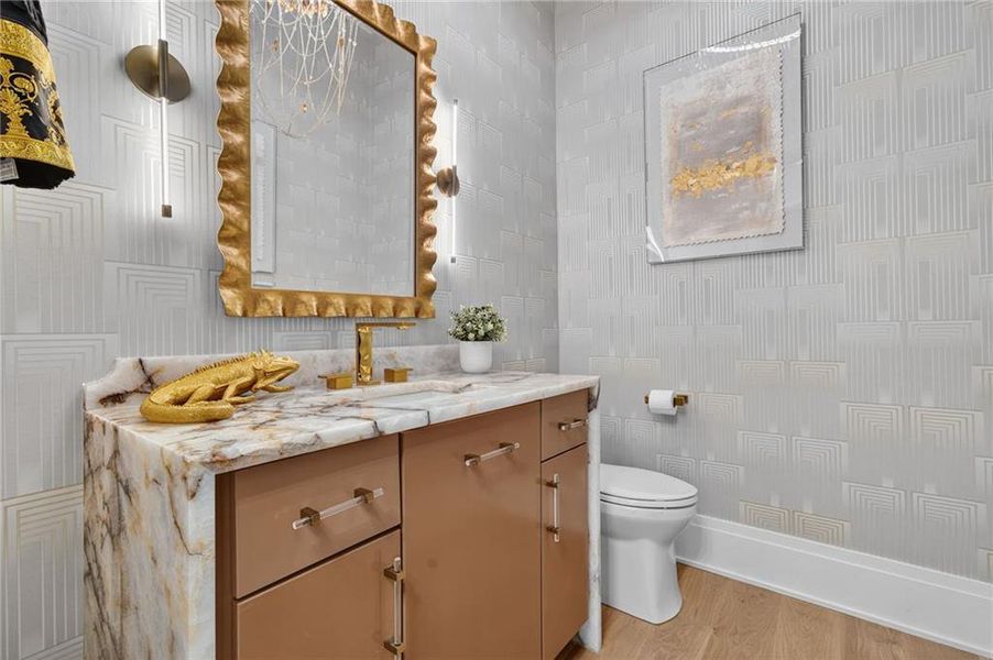 Furnished interior view inside a new home in , Atlanta (Image 57).