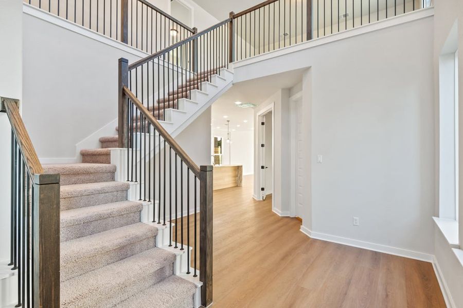 Spacious, unfurnished interior of a new home in Terrace Collection at Lariat, Liberty Hill (Image 19).